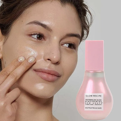 Glow Recipe Watermelon Glow Niacinamide Dew Drops - Makeup Primer, Pore Minimizer & Niacinamide Serum for Dewy Smooth Skin 40ml
