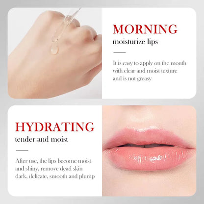 Lip Booster Plumping Serum Oil Hyaluronate Acid Moisturizing Sexy Enhancer Non-Irritating Brighten Fade Lines Plump Products