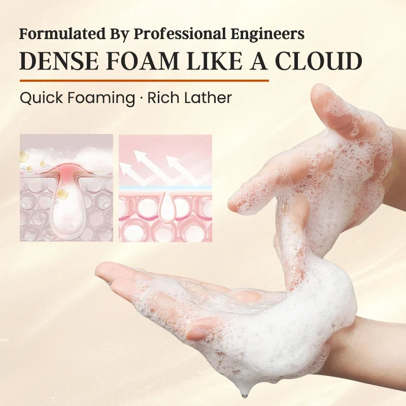 Natural VitaminC Cleanser All Face Wash 150ml Deep Cleans Dissolves Grease Brightens Skin Good With Hyaluronic acid
