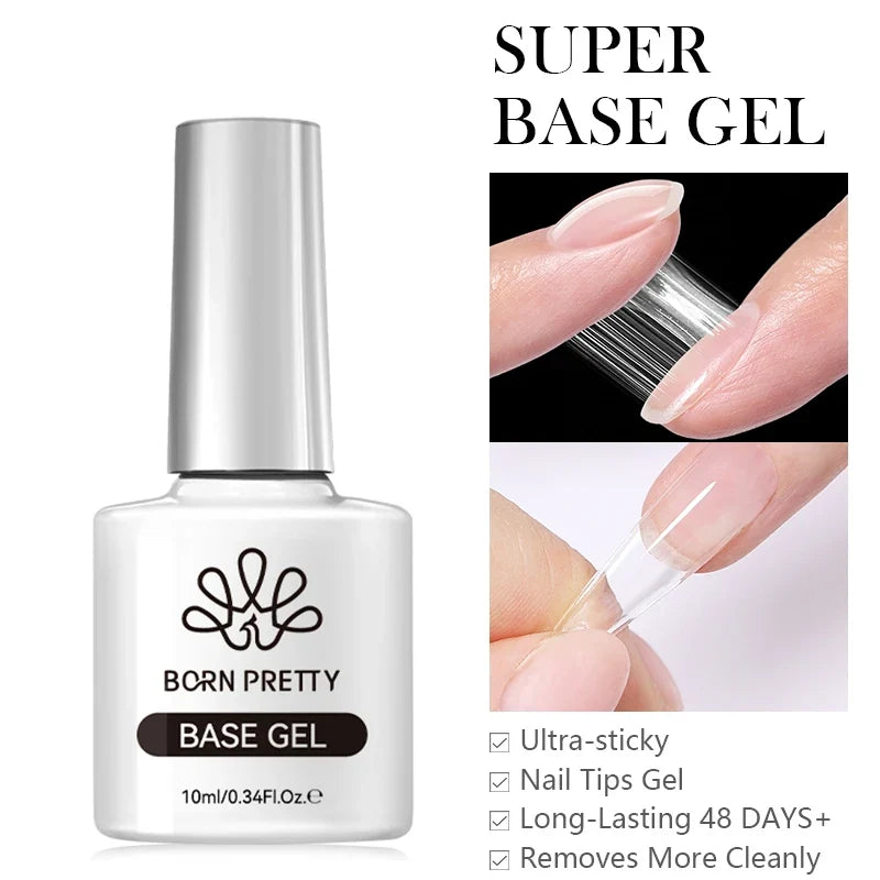 BORN PRETTY 10ml Blood Red Jelly Gel Nail Polish Halloween Nails Art Gel Polish Sheer Translucent Nail Gel for Winter Manicure