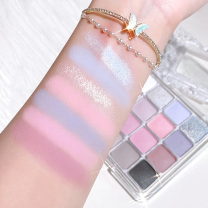 Xiaoyumi 16-Color Sunset Eyeshadow & Highlighter Palette