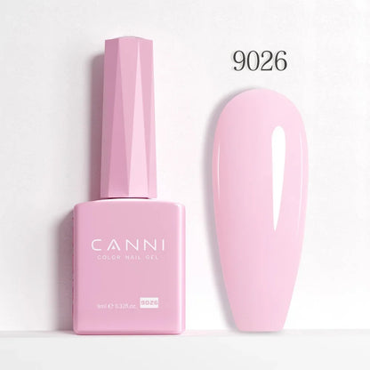 CANNI Hema Free Nail Gel Polish Fall Color Collection Semi Permanent Diamong Long Wear Top Coat Red Gorgeous JellyNude Color 9ml