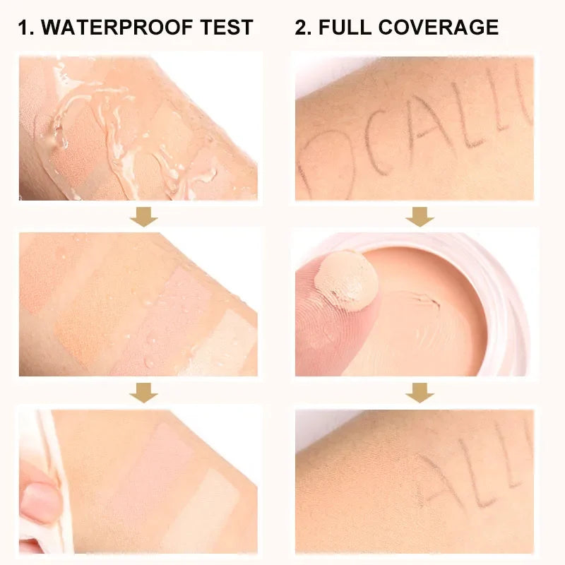 Wholesale FOCALLURE 7 Colors Face Concealer Waterproof Full Coverage Moisturizing Smooth Liquid Foundation Makeup Cosmetics
