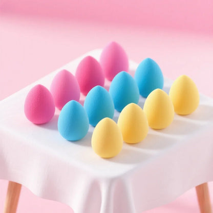 25PCS Professional Makeup Sponges - No Clumping, Saves Foundation! Blending Beauty Sponge for Flawless Liquid/Powder Makeup
