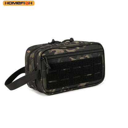 HOMEFISH Tactical Toiletry Bag For Men Hygiene Bag Tool Molle Pouches Small Dopp Kit Mens Shaving Kit Travel shower Makeup
