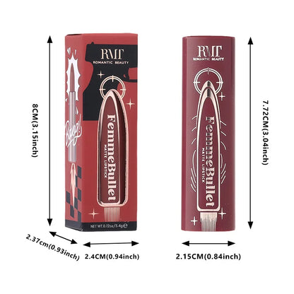 6 Colors Matte Liquid Lipstick - Transfer-Resistant Matte Lipstick, Highly Pigmented Formula, Smudge-Proof & Lasting Wear