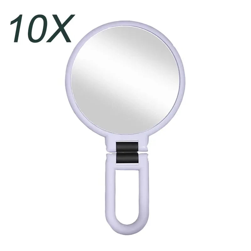 New 2/5/10/15x Magnifying Makeup Mirror Women's Pocket Mirror Small Folding Mirror for Table HUAZJ06