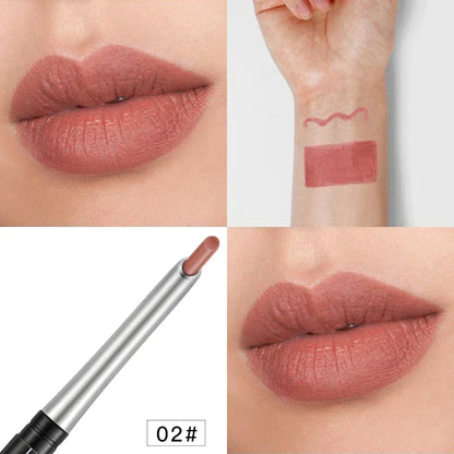 17Colors Portable Matte Pencil Lipstick Natural Long-lasting Waterproof Moisturizing Pen Lip Liner Makeup For Women