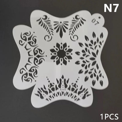 Stencils For Body Painting Face Art Stamps Temporary Tattoos Reusable Stencils Plastics