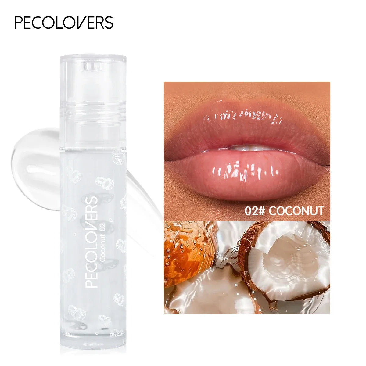Moisturizing Water Lip Gloss Transparent Mirror Crystal Jelly Glass Lip Oil Plumping Lipgloss Makeup Lip Care Cosmetics