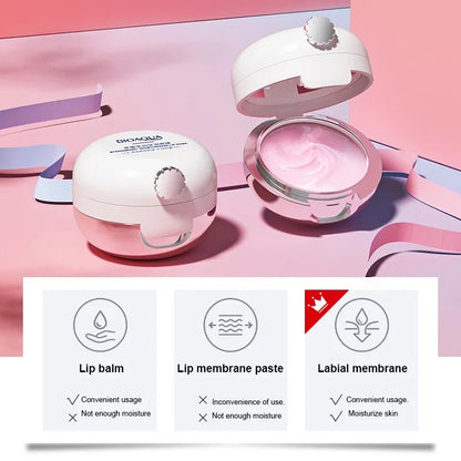 Lip Plumper Night Sleep Maintenance Moisturizing Lip Balm Flavor Nourish Relieve Dryness Reduce Fine Lines Protect Lip Care Mask