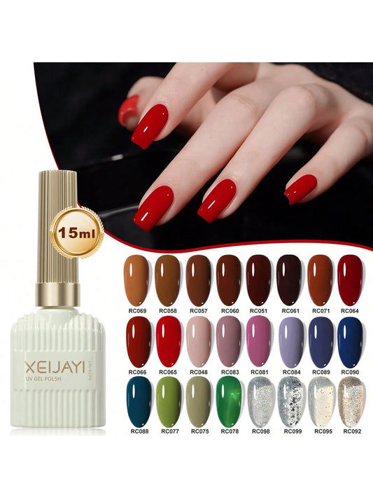 1pc 15ML 24Colors Gel Nail Polish For All Seasons With 102 Colors For Choose For Nail Decoration In Nail Salons