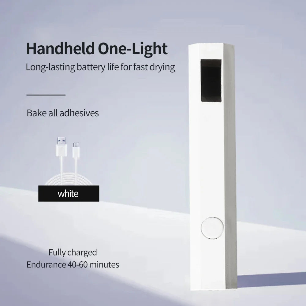 Convenient Handheld Nail Dryer Lamp UV/LED Nail Curing All Gel Polish Nail Art Tool Rechargeabl Nail Lamp