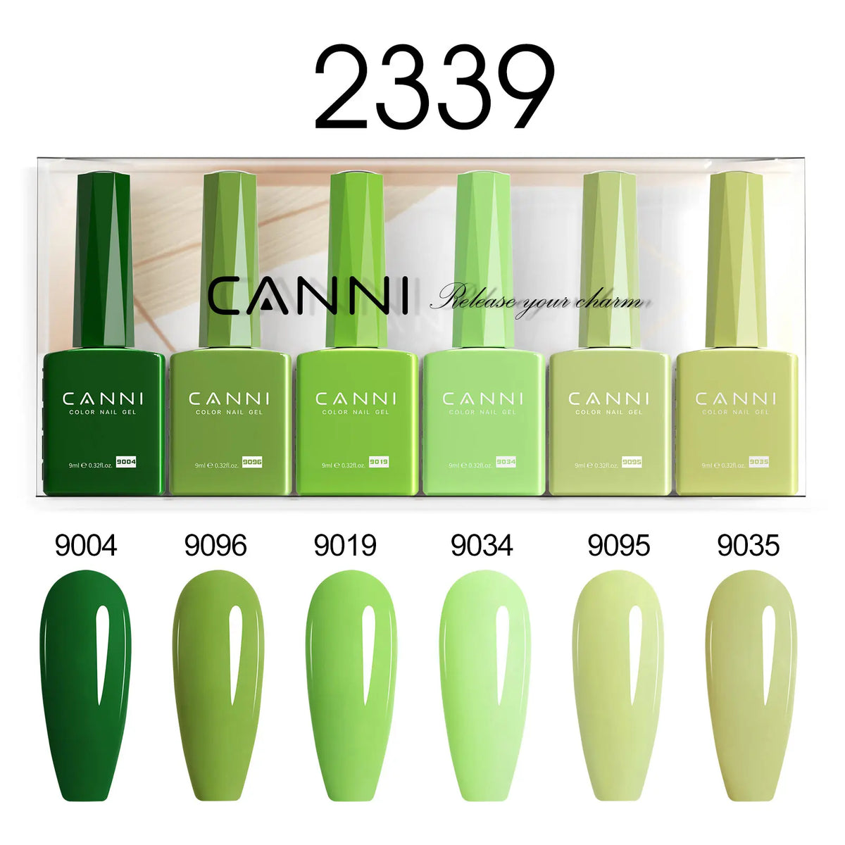 6pcs*9ml CANNI Nail Gel Polish Kit HEMA FREE Jade Jelly Nude Jelly Pink VIP Kit Christmas Gift French Nail Design Natural Color
