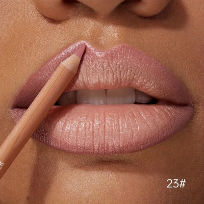 1pc Matte Lipstick & Liner Pen, Waterproof, Long-Lasting, Non-Stick, Berry Shades for All Skin Types, Makeup Pencils for Women