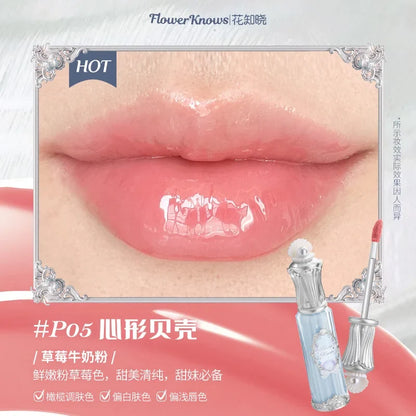 Flowerknows Strawberry Cupid Lipstick Cake Matte Velvet Lipgloss Lip Mud Makeup Korean Flower Know Lip Cream For Girls&Women