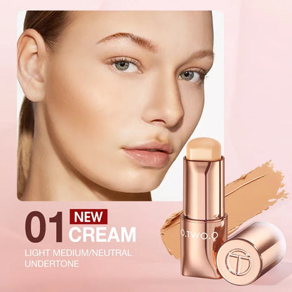 O.TWO.O Contour Stick Cream Long-wear Lightweight Brighten Stick Easy to Sculpt Face Concealer Bronzer Contouring Makeup Pen