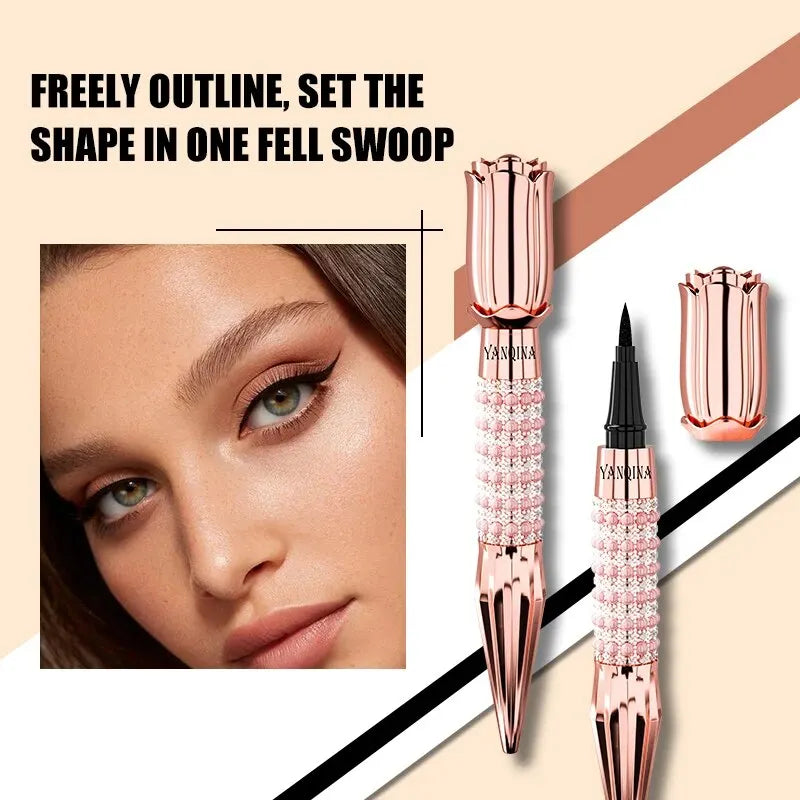Yanqina Precision Liquid Eyeliner Pen - Waterproof Black