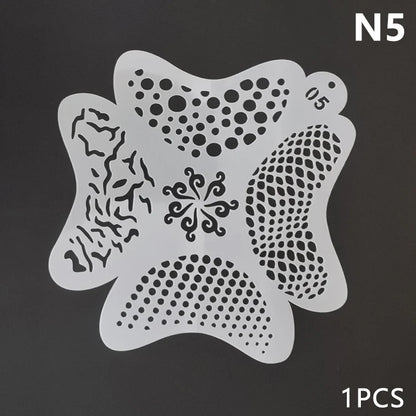 Stencils For Body Painting Face Art Stamps Temporary Tattoos Reusable Stencils Plastics