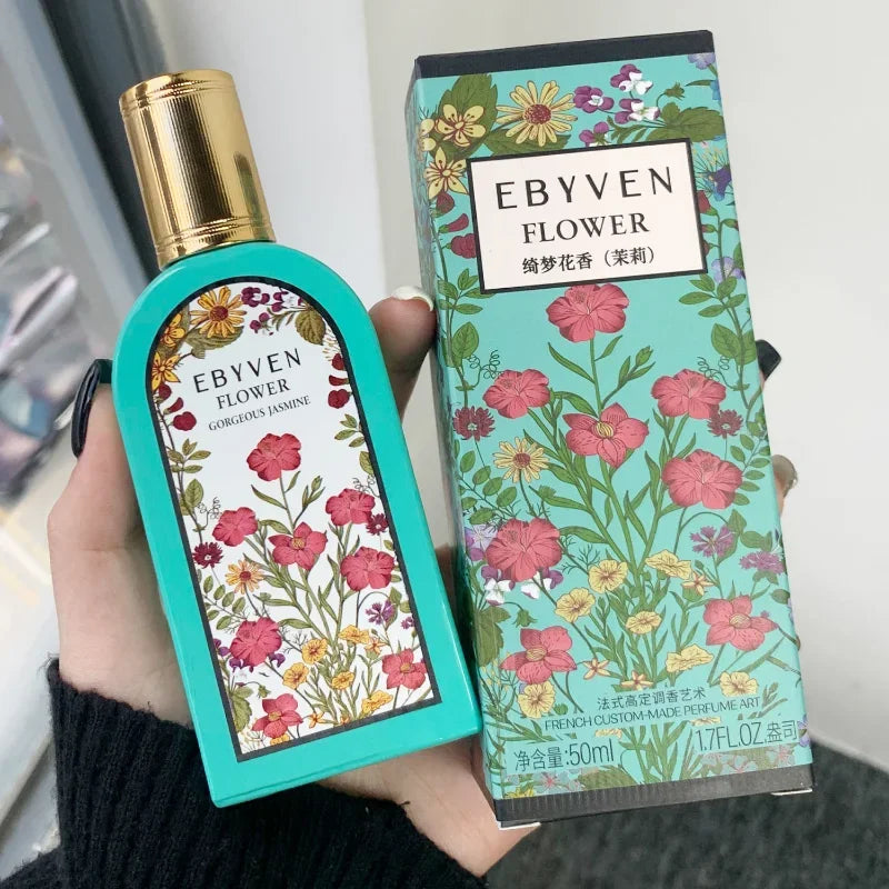 Classic Luxury Brand Women Perfume Flirting Pheromone Charm Perfume Fresh Jasmine Scent Lasting Eau De Parfum Charm Perfume Gift