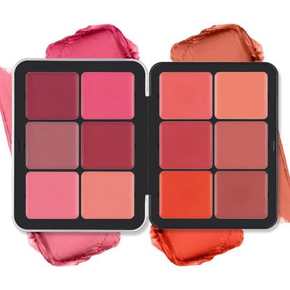 12 Color Blush Concealer Set Natural Blemish Brightening Highlighter 16 Color Waterproof face contour cream palette custom logo