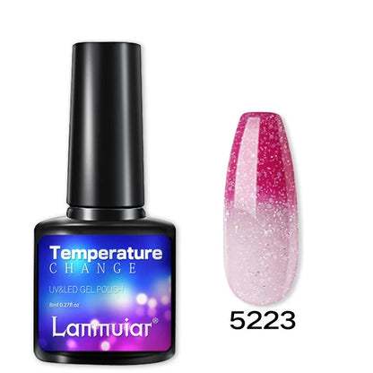 Temperature Color Changing Thermal Nail Polish Fast Drying Water-based Gradient Nail Varnish Manicure Supplies Nail Art