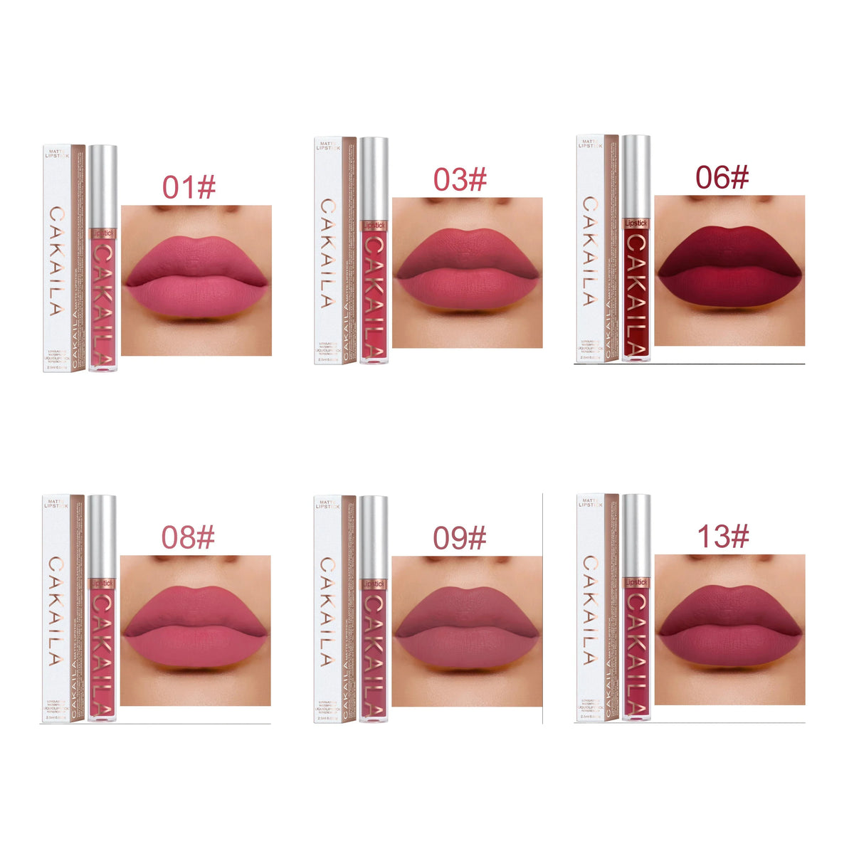 18 Color Lipstick Matte Non-stick Cup Waterproof Lip Gloss