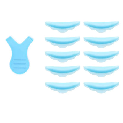 5Pairs Silicone Eyelash Perm Pad Y Eyelash Brush 3D Eyelash Curler Applicator Makeup Lifting Tools Lashes Rods Shield