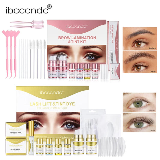 Semi-permanent Brow and Lash Lift and Tint Kit