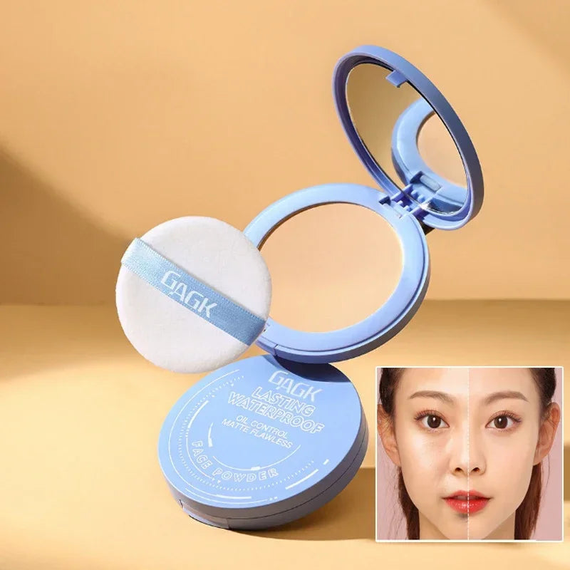 Translucent Bronzer Powder Makeup Nude Face Oil Control Matte Brighten Waterproof Set Press Loose Powder Korean Dupes Cosmetics