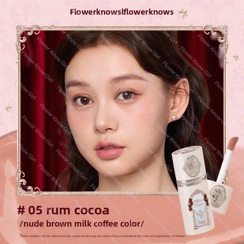 Flower Knows Strawberry Cupid Collection Liquid Blush 7g Silky Cream Skin Effect Lightweight adhesive skin-like finish Makeup