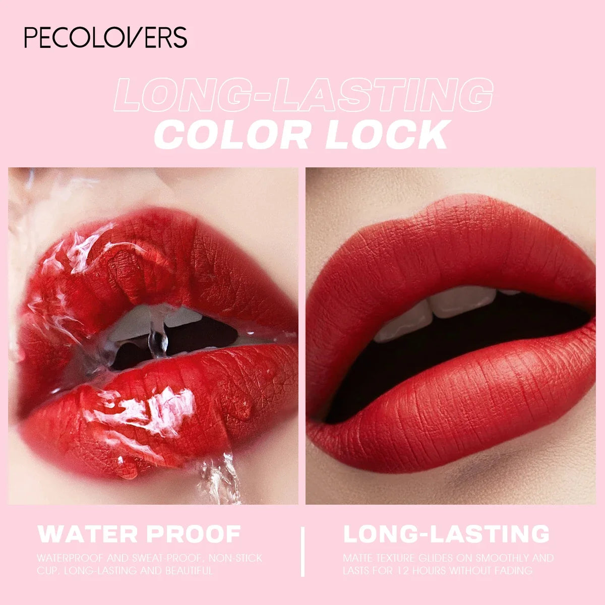 Multiple Colors Matte Lip Liner, Use As Lip Liner and Lipstick, Easy To Accurately Apply, Waterproof Long-lasting Non-stick