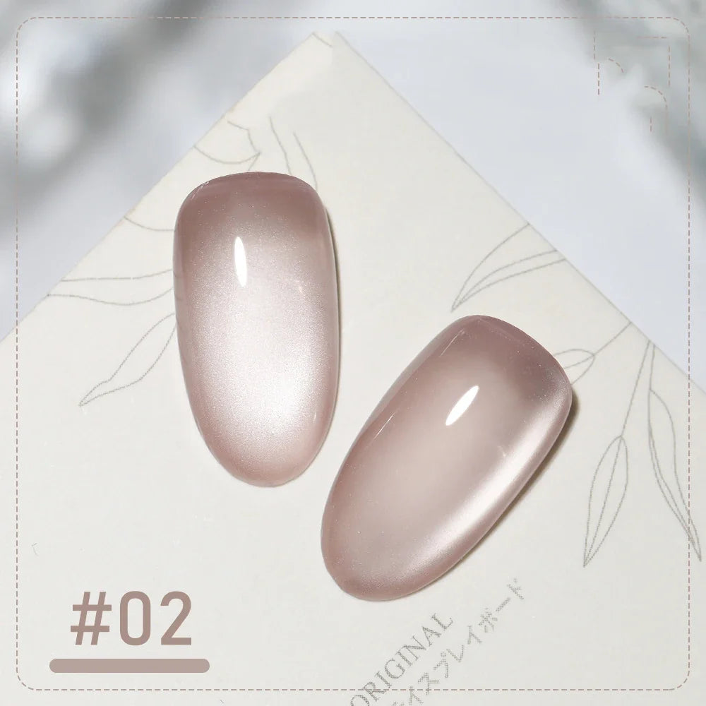 XEIJAYI Pink Cat Eye Gel Nail Polish Ceramic Magnetic Gel UV Semi-permanent Enamels Varnish Nail Supplies For Professionals Gel