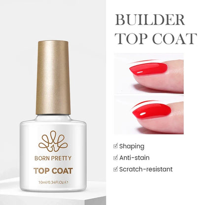 BORN PRETTY Jelly Nude Gel Nail Polish 10ml Light Pink Peach Translucent Color UV Light Cure Gel Varnish Nail Art DIY at Home