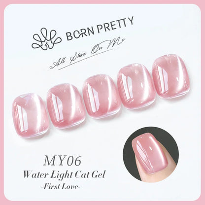BORN PRETTY 10ml Fruit Purple Grape Cat Magnetic Gel Nail Polish 2025 New Whitening Guava Glass Beads Varnish Nail Supplies