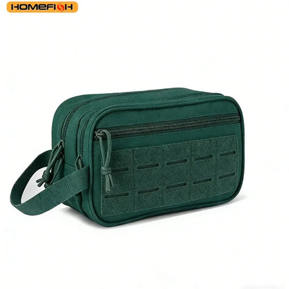 HOMEFISH Tactical Toiletry Bag For Men Hygiene Bag Tool Molle Pouches Small Dopp Kit Mens Shaving Kit Travel shower Makeup