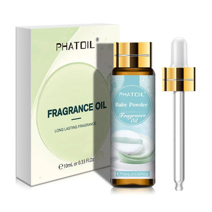 PHATOIL 10ml Fragrance Oil For Women Strawberry Peach Angel Sea Breeze Coconut & Vanilla Bubble Gum Aromatherapy Fragrance Oils