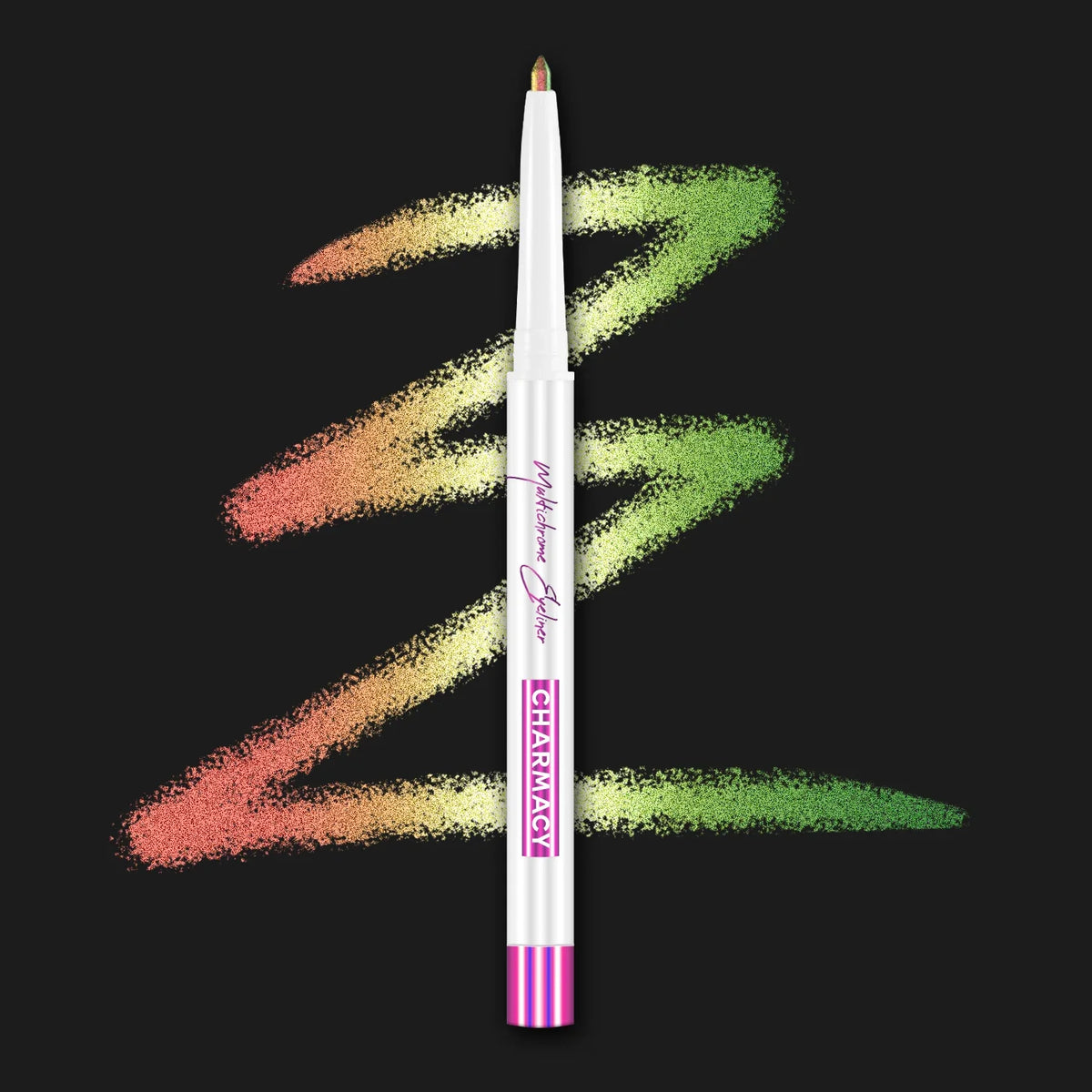 CHARMACY Multichrome Eyeliner Gel Pencil Vegan Smooth Waterproof Eye Liner Long Lasting Cruelty-free Chameleon Eye Makeup