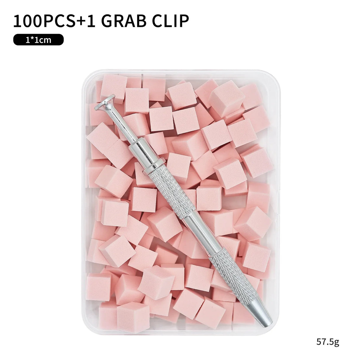 25/50/100Pcs Square Nail Art Sponge Set Gradient Nail Brushes Gel Polish Design Nail Sponge Grab Pen Manicure Supplies 229w