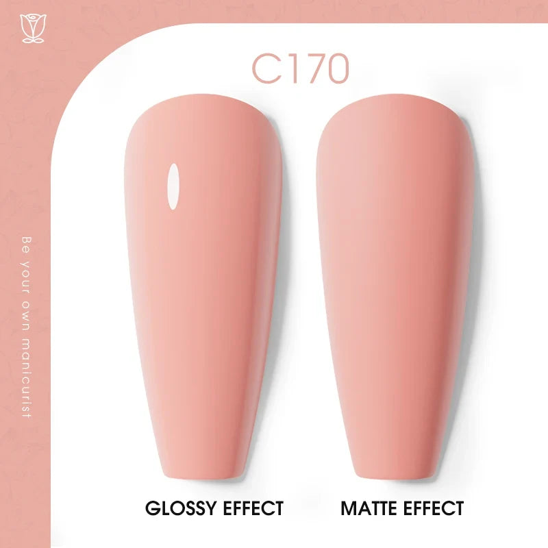 ROSALIND 7ml/15ml Summer Green Gel Nail Polish Semi Permanent Nail Art Manicure Soak Off Top Base Matt Hybrid Varnishes UV Gel