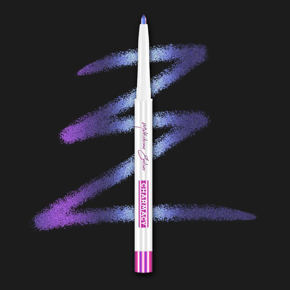 CHARMACY Multichrome Eyeliner Gel Pencil Vegan Smooth Waterproof Eye Liner Long Lasting Cruelty-free Chameleon Eye Makeup