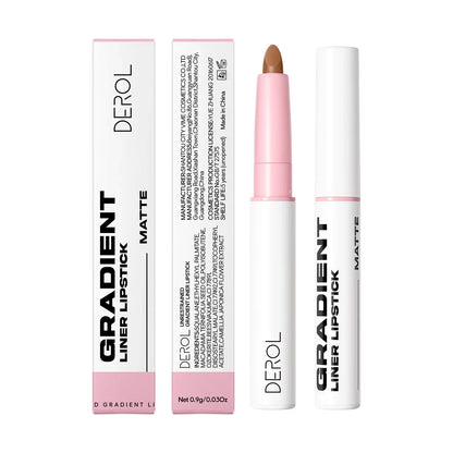 2-in-1 Lip Liner - Velvet Matte Long-Lasting, Smudge-Proof & Precise Definition, All-in-One Cream Lip Pencil