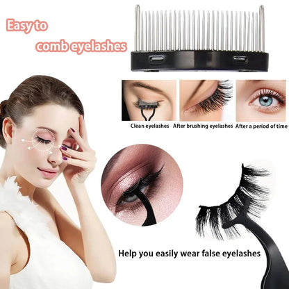 7/16PCS Eyelash Curler Set With 10pcs Replacement Pads For Women Professional Eyelashes Curling Tweezers Clips Lasting Eye Tool