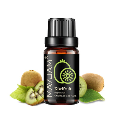 MAYJAM Fruit Essential Oil 10ml Cherry Banana Papaya Grape Litchi Guava Kiwifruit Pear Fig Fragrance Oil for Diffuser Candle