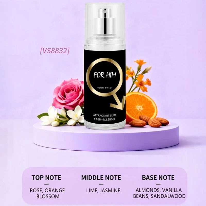 Pheromone Midnight Temptation Perfume Unisex Irresistible Tempting Couple Perfume Attract Opposite Lasting Pheromone Oil Perfume