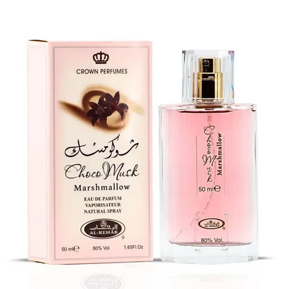 Al Rehab Choco Musk Collection: Varied Scented Bottles, Sweet & Rich Fragrances for Unisex