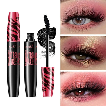 4D Silk Fiber Mascara - Waterproof Black Lengthening 10ml