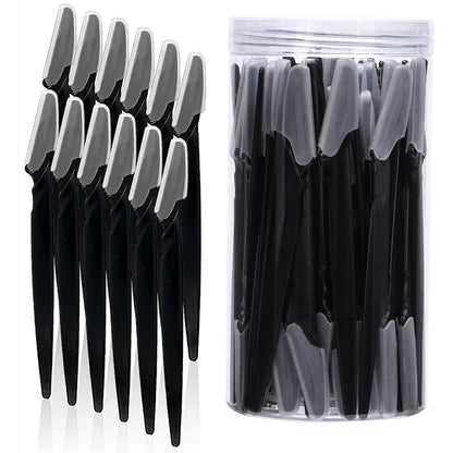 10/40Pcs Eyebrow Trimmer Face Blade Shaver Portable Eye Brow Epilation Hair Removal Safety Eyebrow Cutting Woman Makeup Tools