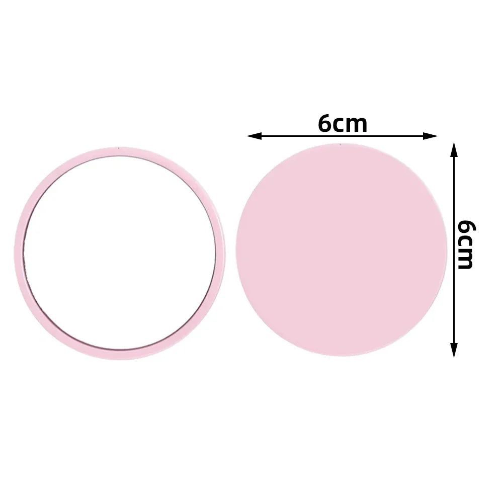 Wholesale Small Mirror Round Custom Logo Red Pink White Black Personalized Wedding Souvenir Gift Ideas Porable Pocket Mirrors