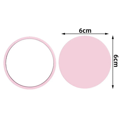 Wholesale Small Mirror Round Custom Logo Red Pink White Black Personalized Wedding Souvenir Gift Ideas Porable Pocket Mirrors